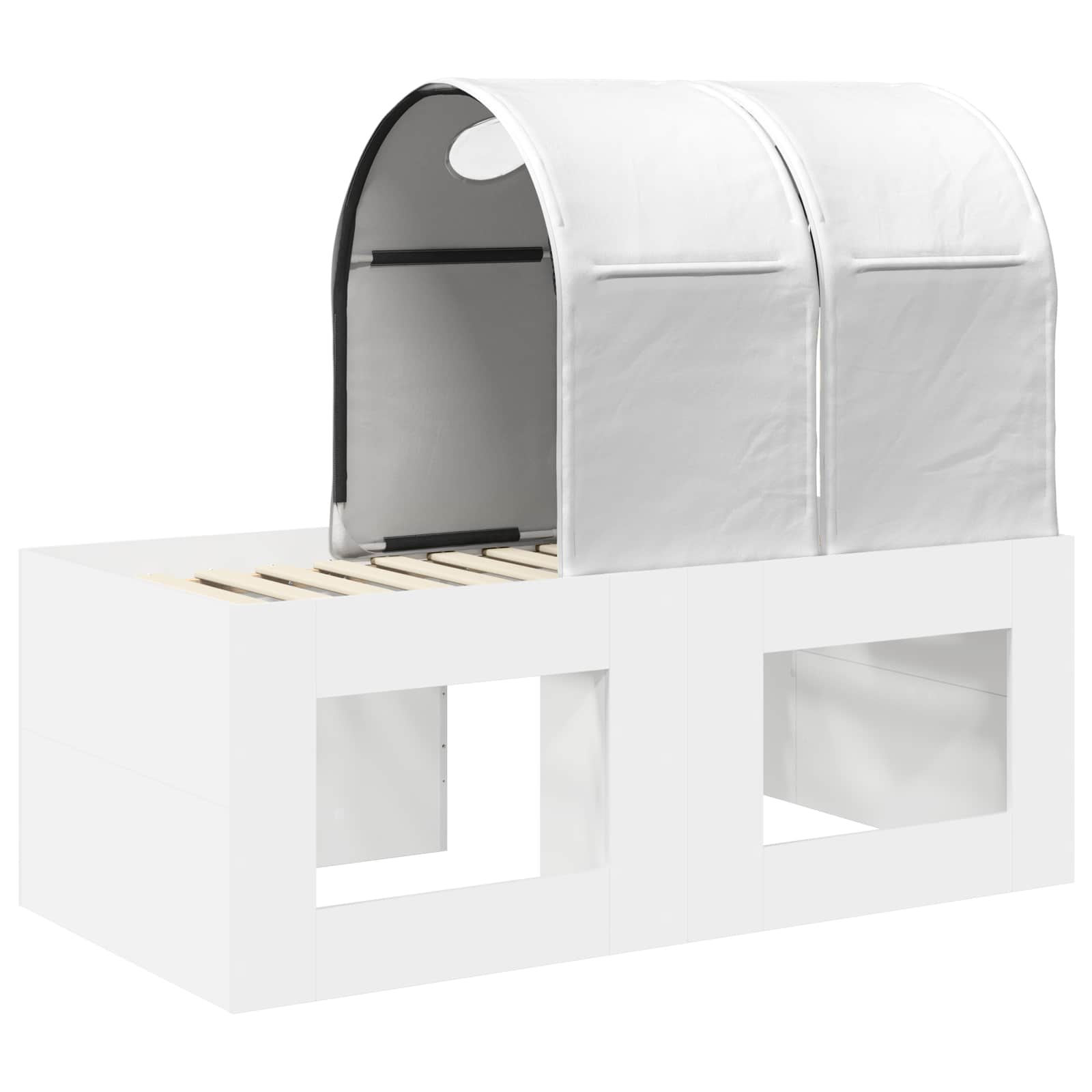 Krevet s Tunnels 4 pcs Artisian hrast i bijela