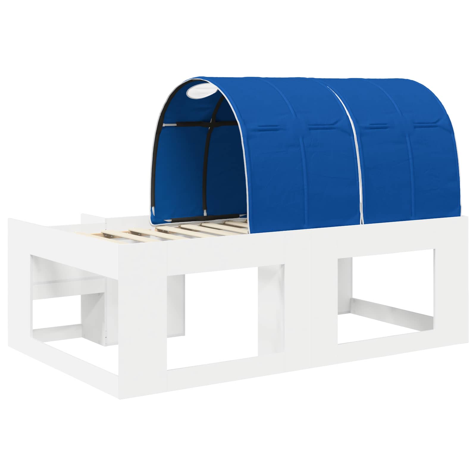 Krevet s Tunnels 4 pcs Bijela i plava Konstruirano drvo