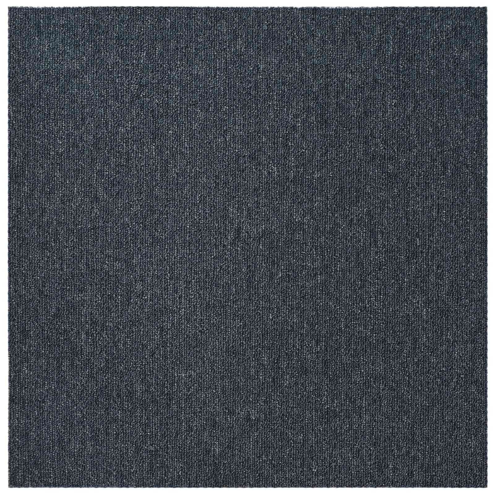 Tepih pločica Plavo Sivo 50 x 50 cm 20 pcs PP i bitumen