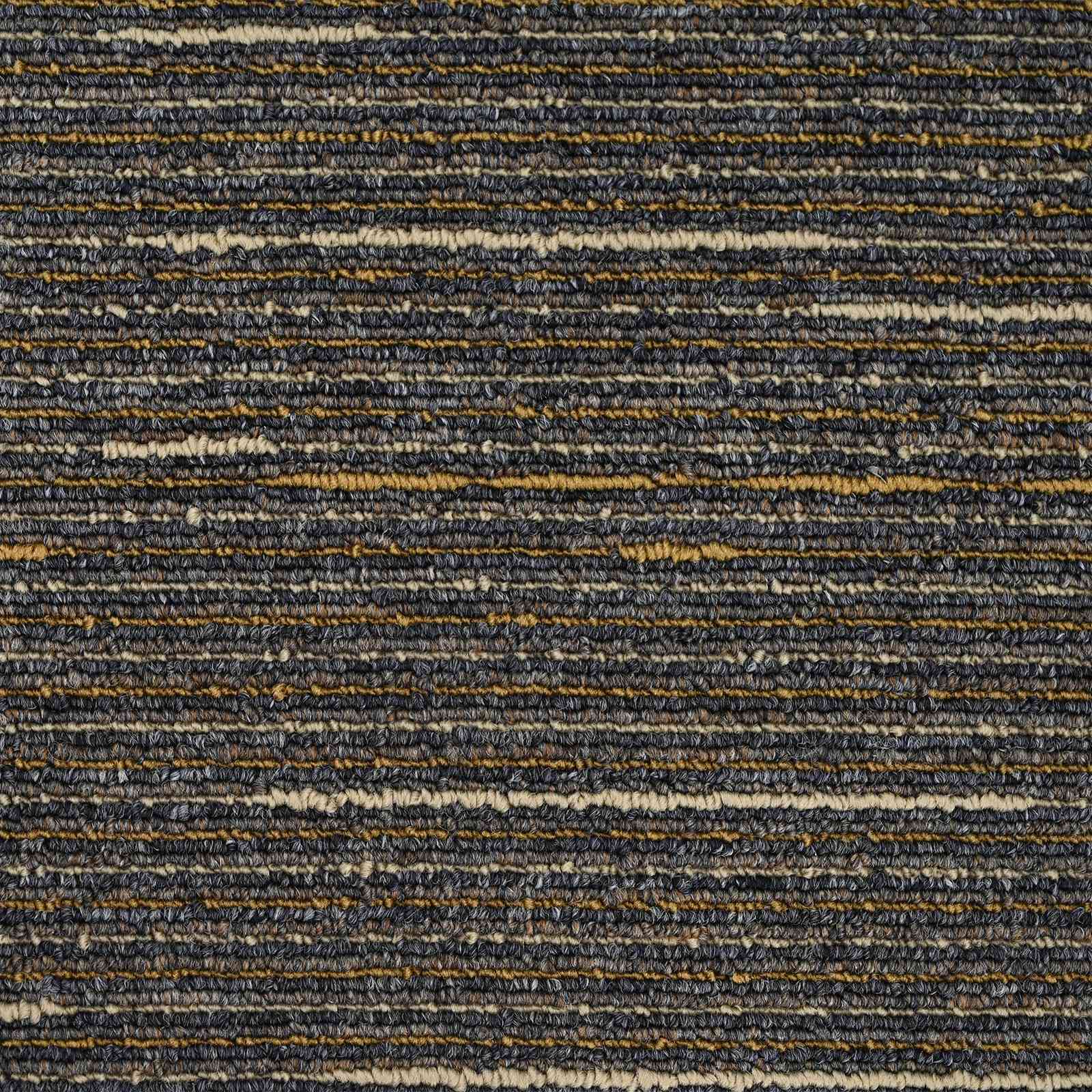 Tepih pločica Prugasta svijetlosmeđa 50 x 50 cm 4 pcs