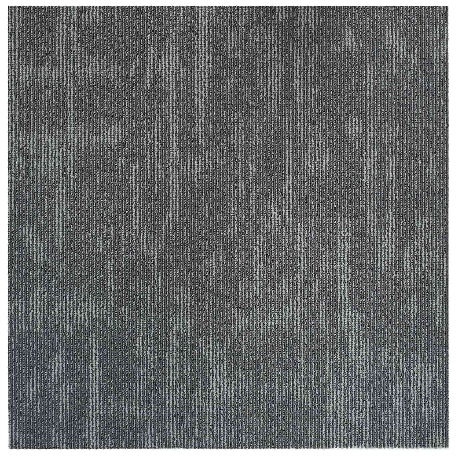 Tepih pločica Betonska siva 50 x 50 cm 4 pcs PP i bitumen