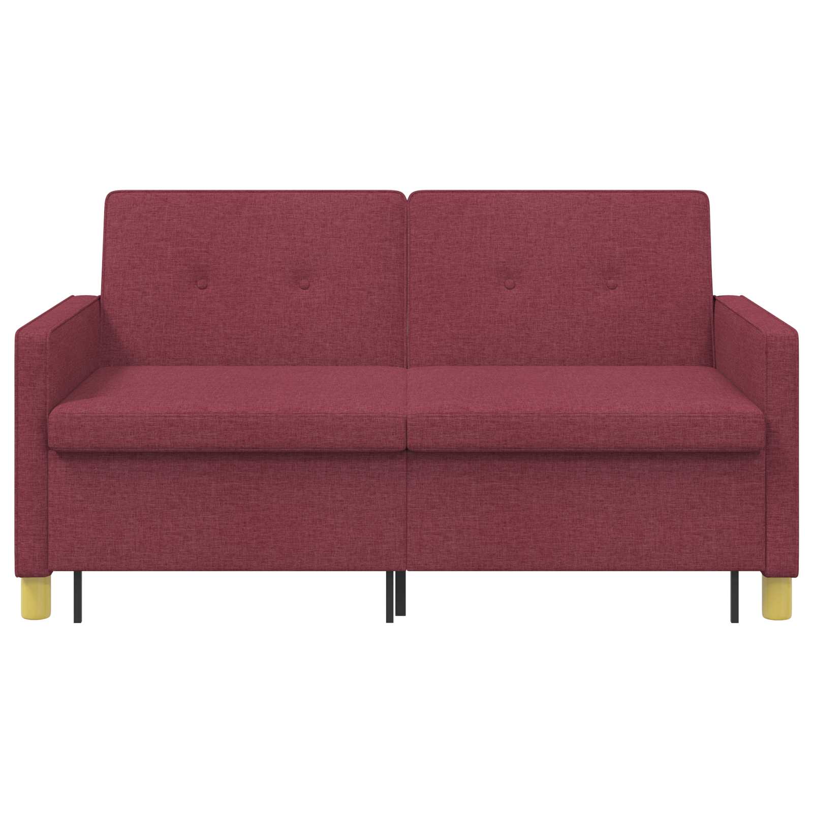 Krevet-sofa na razvlačenje Vinska crvena Tkanina