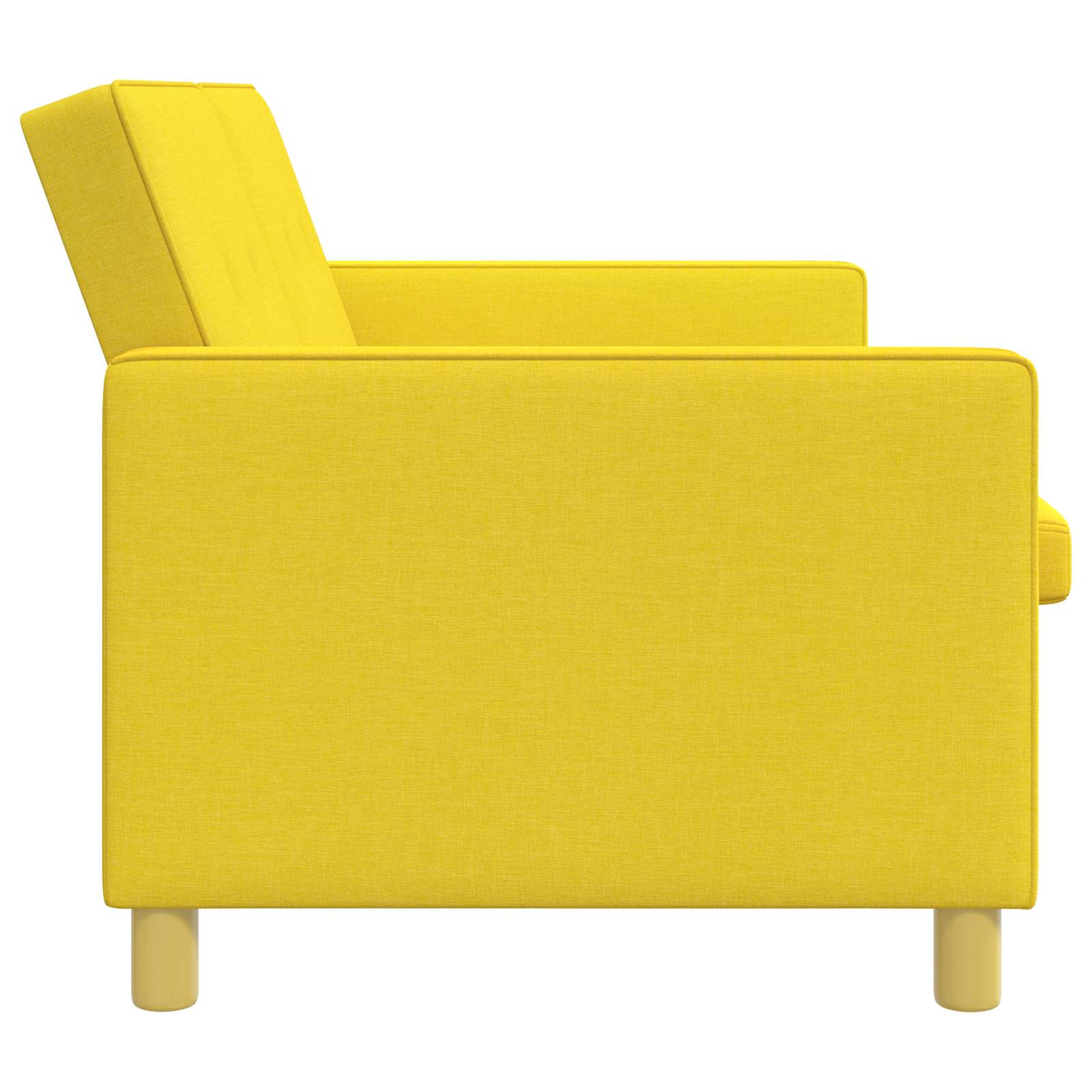 Krevet-sofa na razvlačenje Svijetlo žuta Tkanina