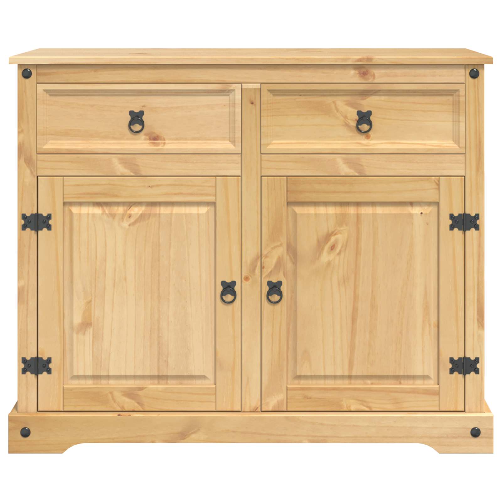 Kuhinjski kolica 2 pcs Medeni vosak 112 x 70 x 91,5 cm