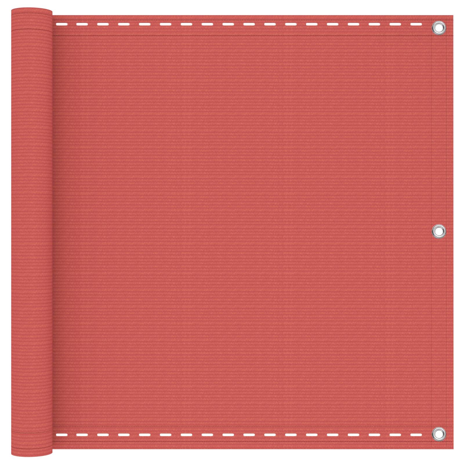 Balcony ekran Terakota 90 x 1000 cm HDPE i Aluminij