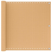 Balcony ekran Pijesak 90 x 1000 cm HDPE i Aluminij