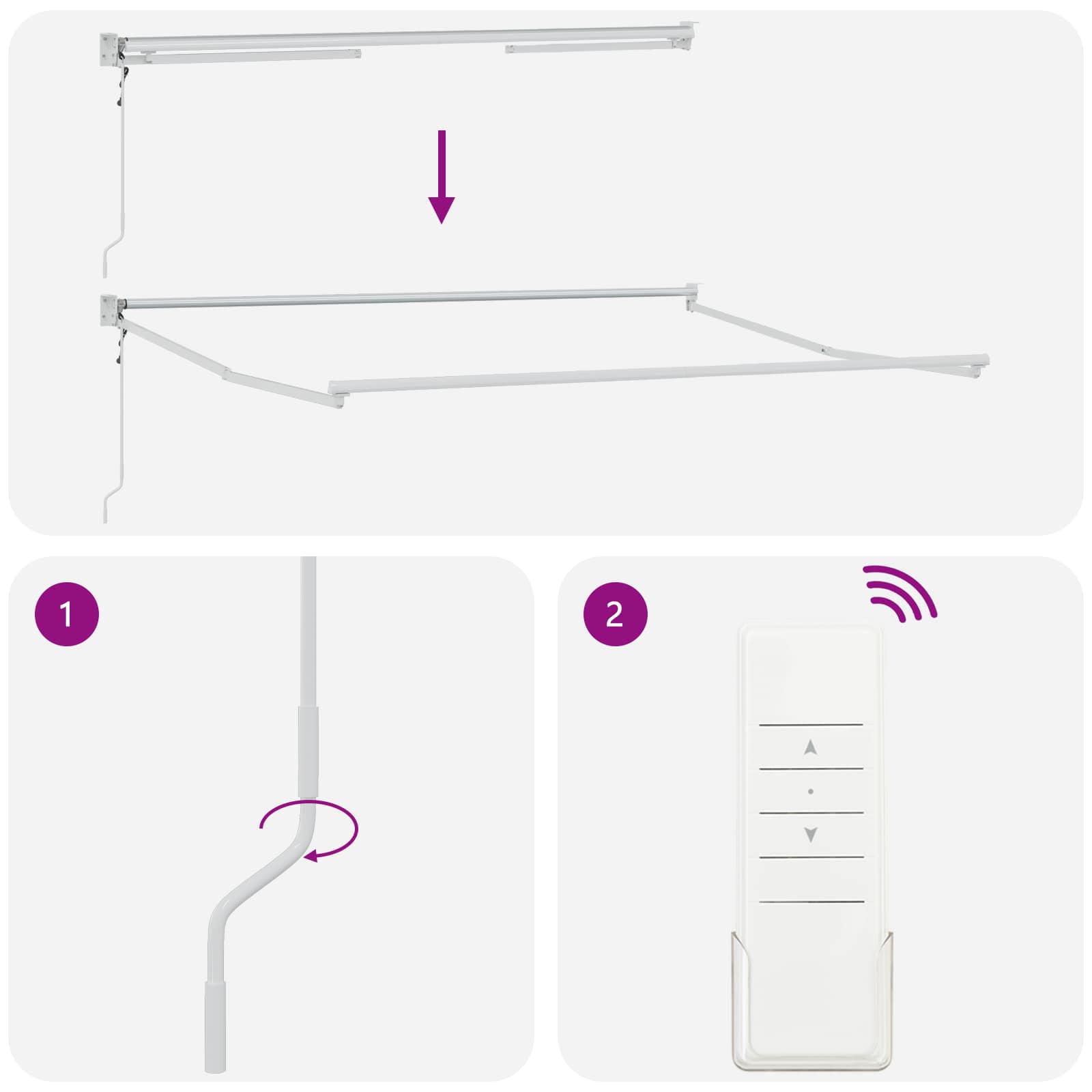 Nadstrešnica Pijesak 2,5 x 2 m Poliester i metal