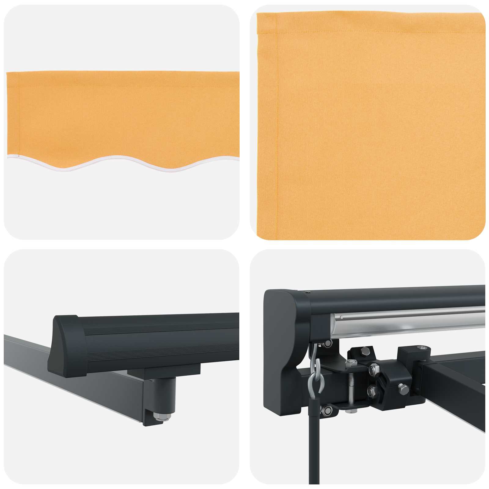 Ručno sklopiva tenda Pijesak 2,5 x 2 m Poliester i aluminij