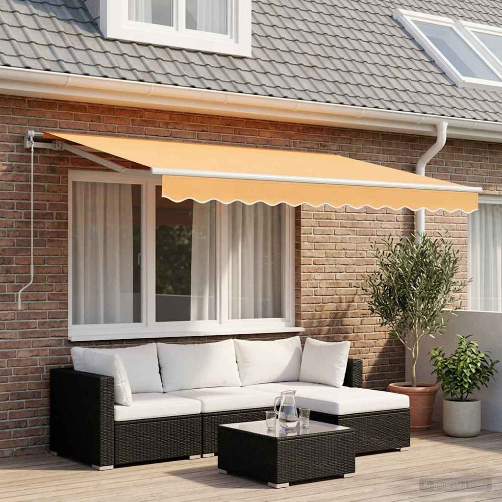 Skrovita tenda Pijesak 3,5 x 2 m tkanina