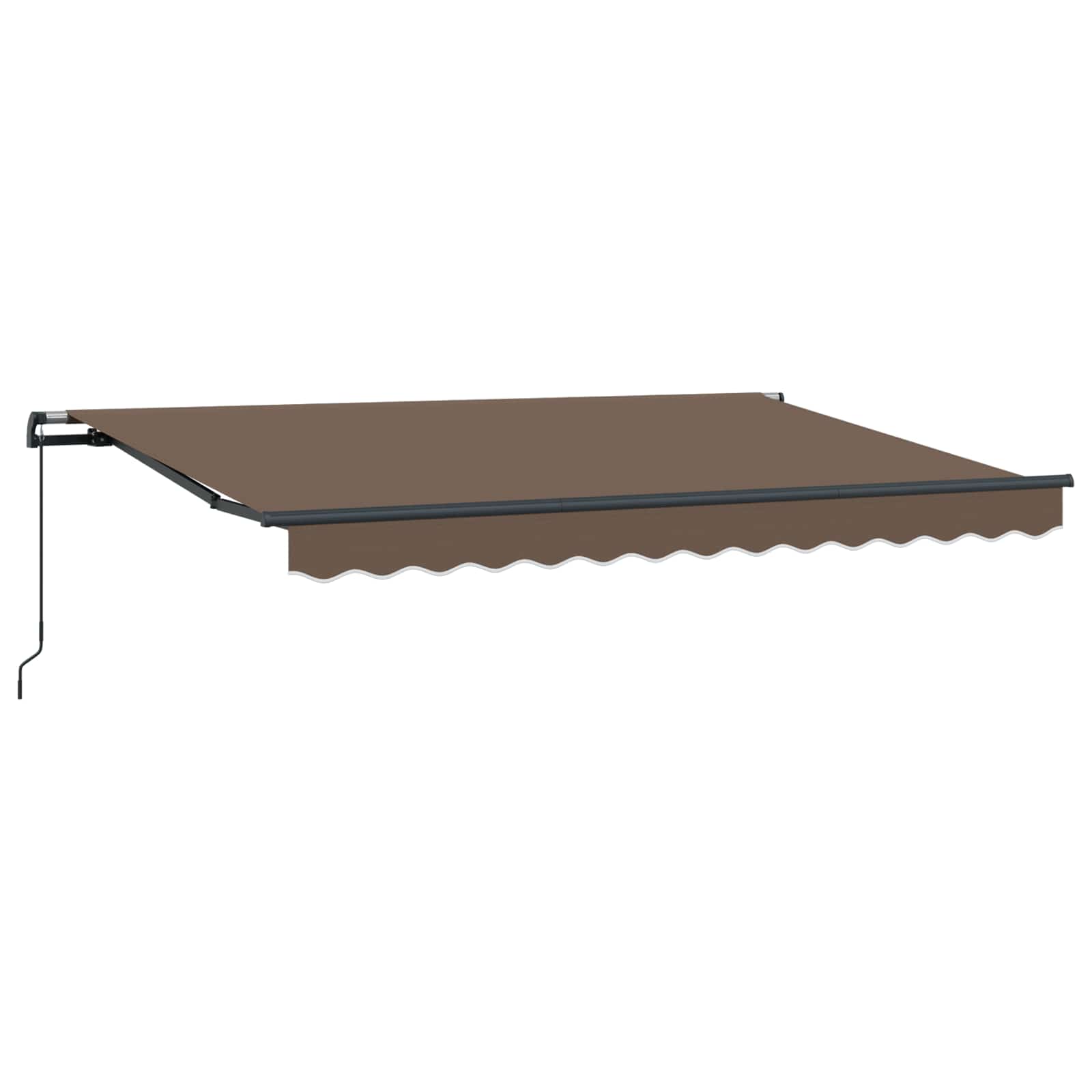 Skrovita tenda Sivosmeđa 2,5 x 2 m tkanina