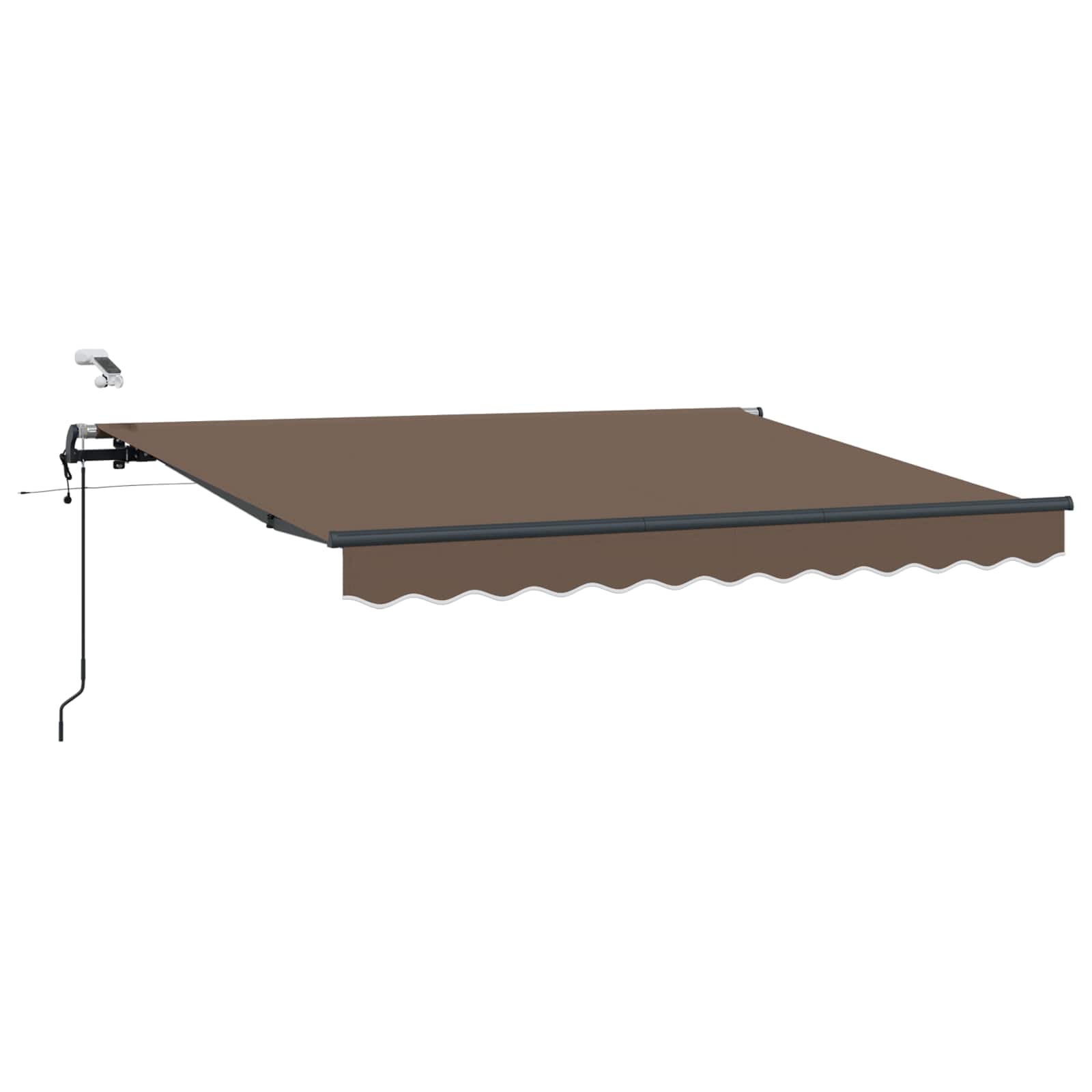 Tkanina za tende Sivosmeđa 350 x 250 cm Poliester