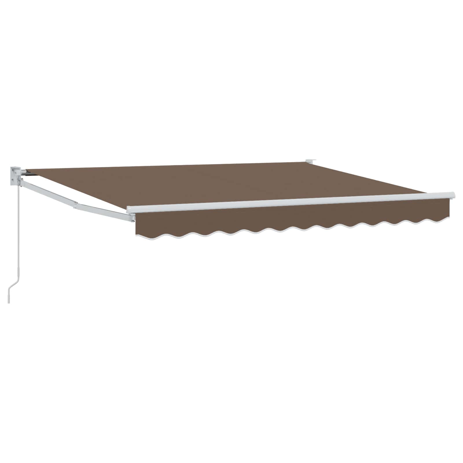 Povlačivi tende Sivosmeđa 3,5 x 2,5 m 100% Poliester i Aluminij
