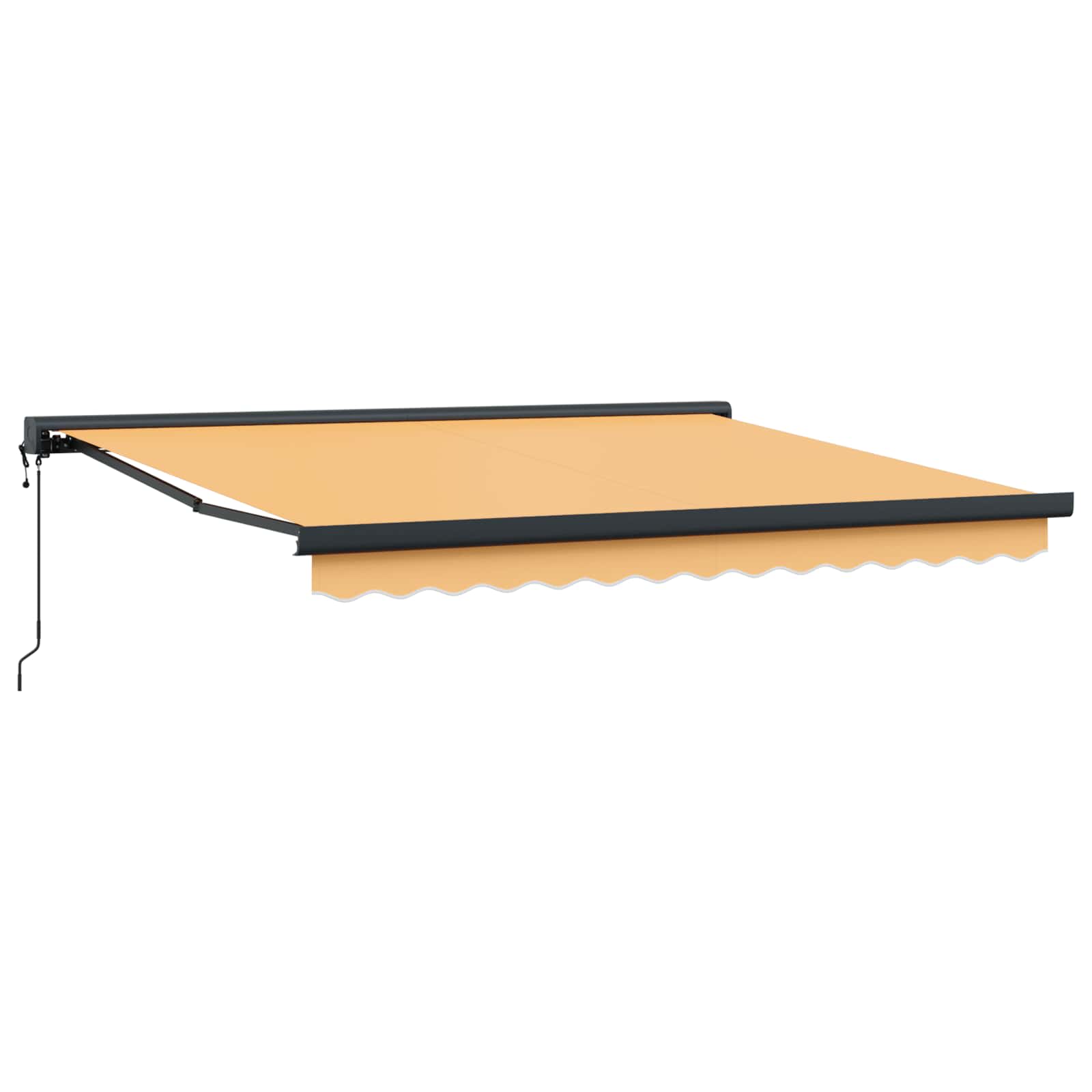 Povlačivi tende Pijesak 350 x 250 cm Tkanina i Metal