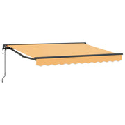 Povlačivi tende Pijesak 3,5 x 2,5 m Poliester i aluminij