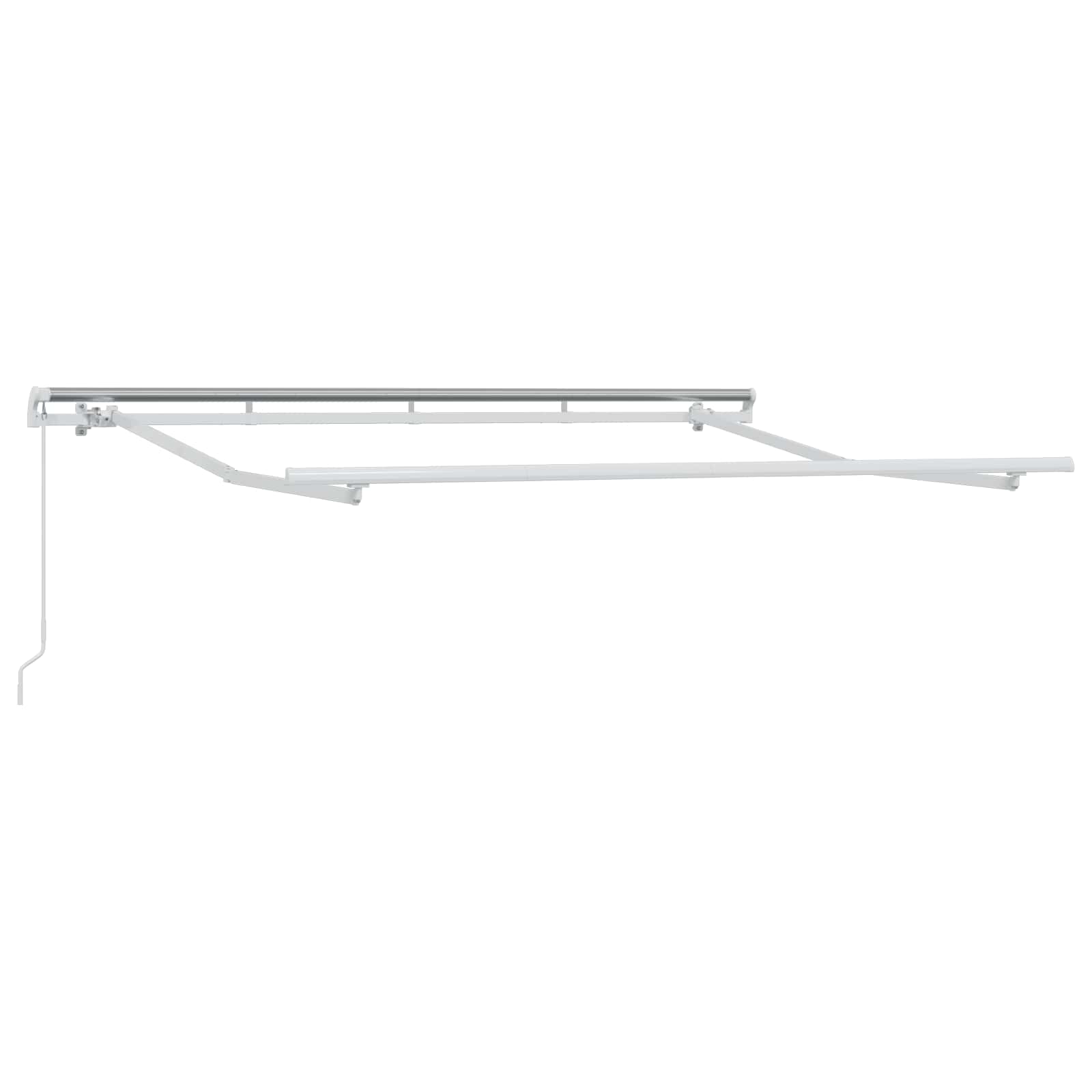 Povlačivi tende Pijesak 400 × 350 cm Poliester i aluminij