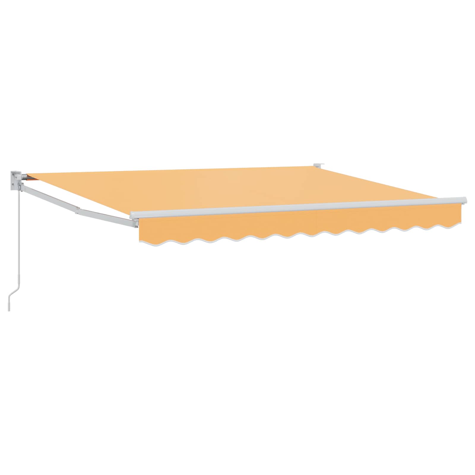 Povlačivi tende Pijesak 4,5 × 3 m 100% Poliester i Aluminij
