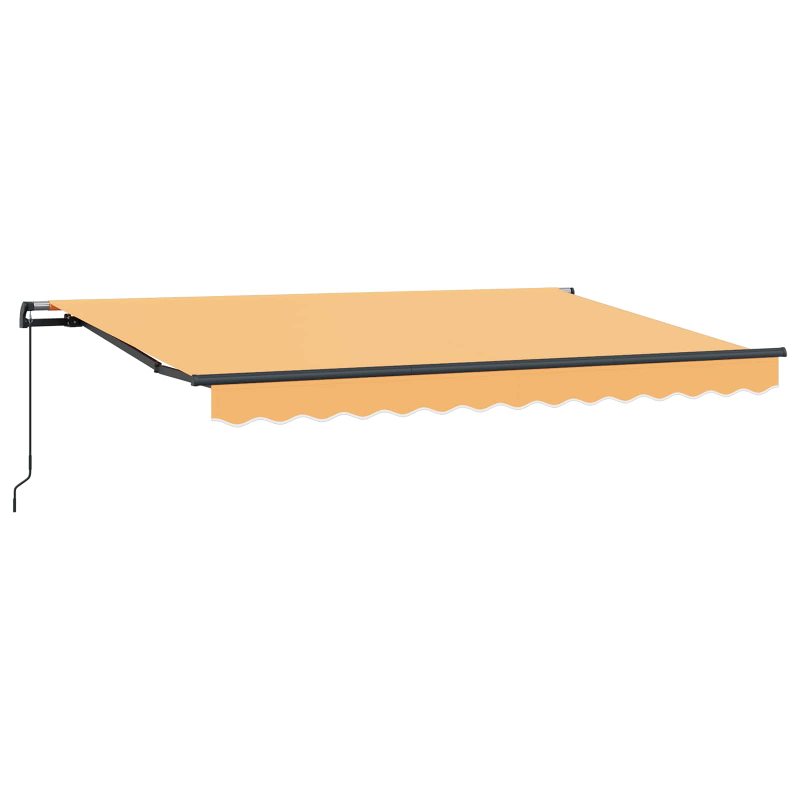 Povlačivi tende Pijesak 500 × 300 cm Poliester i aluminij