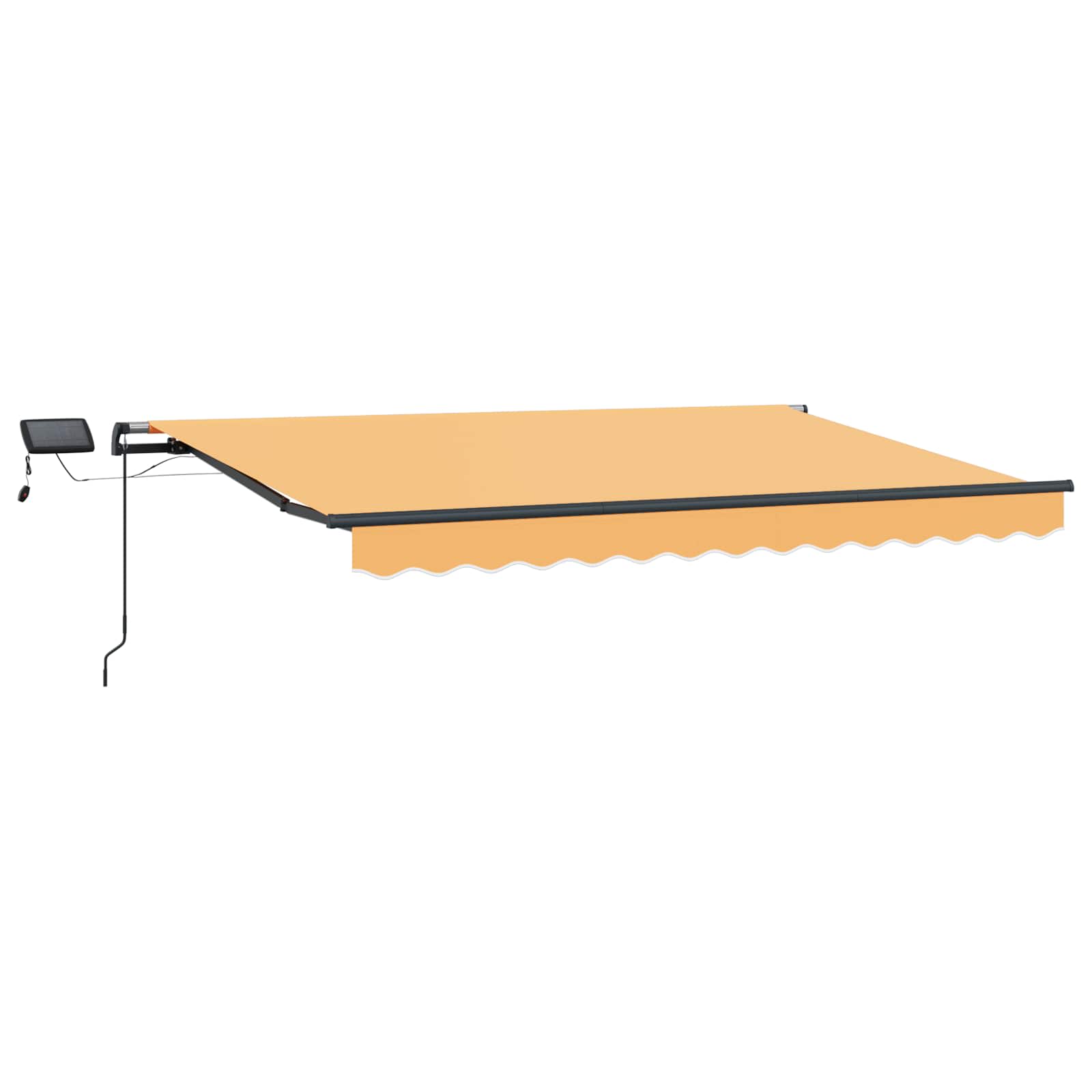 Povlačivi tende Pijesak 500 × 300 cm Tkanina i Aluminij