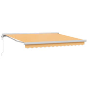 Povlačivi tende Pijesak 500 × 300 cm Tkanina i Metal
