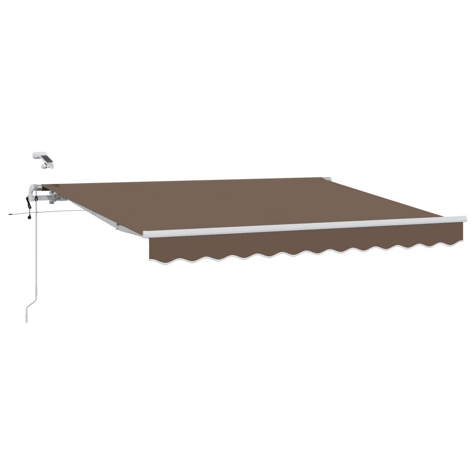 Tkanina za tende Sivosmeđa 600 × 350 cm Poliester