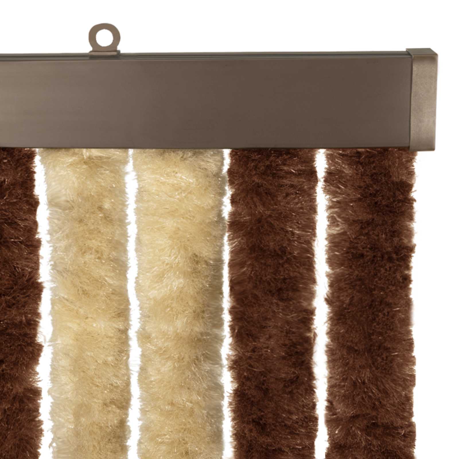 Zavjesa protiv insekata Chenille Smeđa i bež 100 x 220 cm