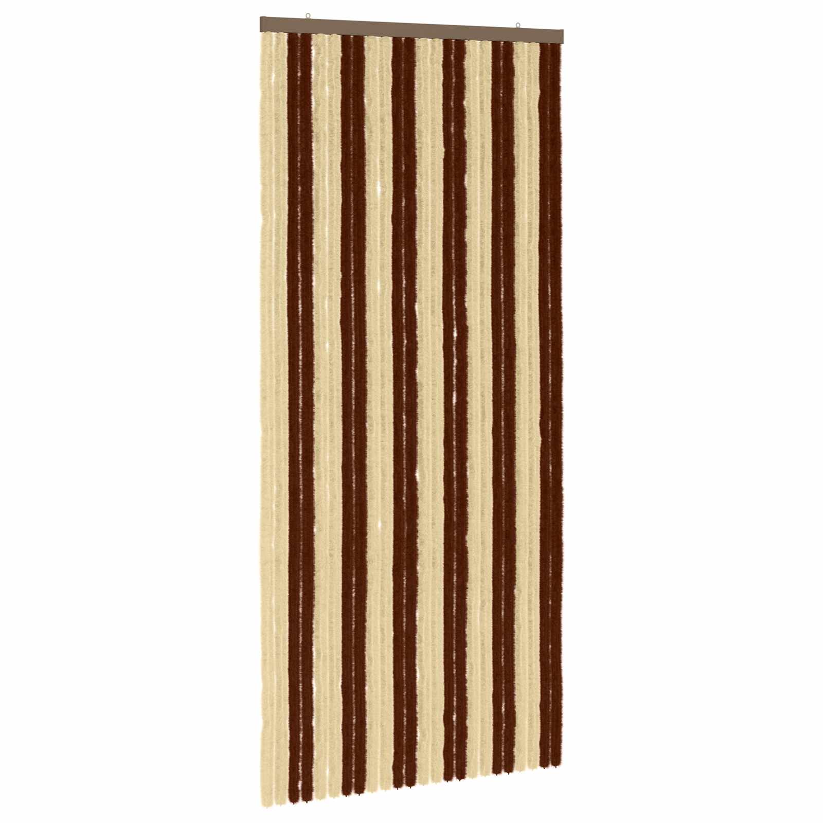 Zavjesa protiv insekata Chenille Smeđa i bež 100 x 220 cm