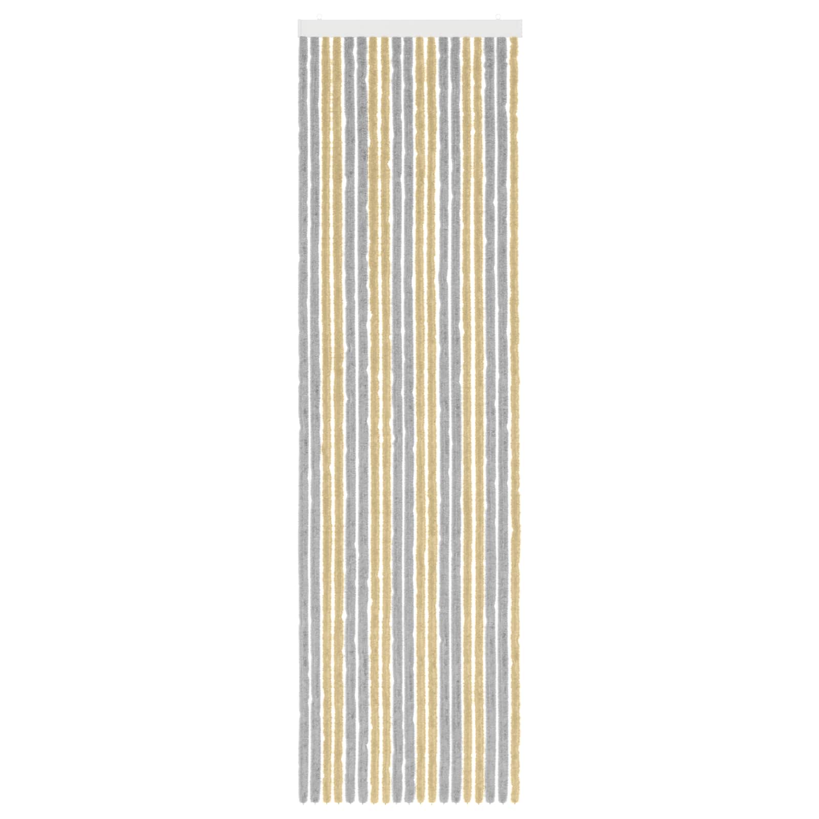 Zavjesa protiv insekata Chenille Siva i bež 56 x 200 cm 100% PP