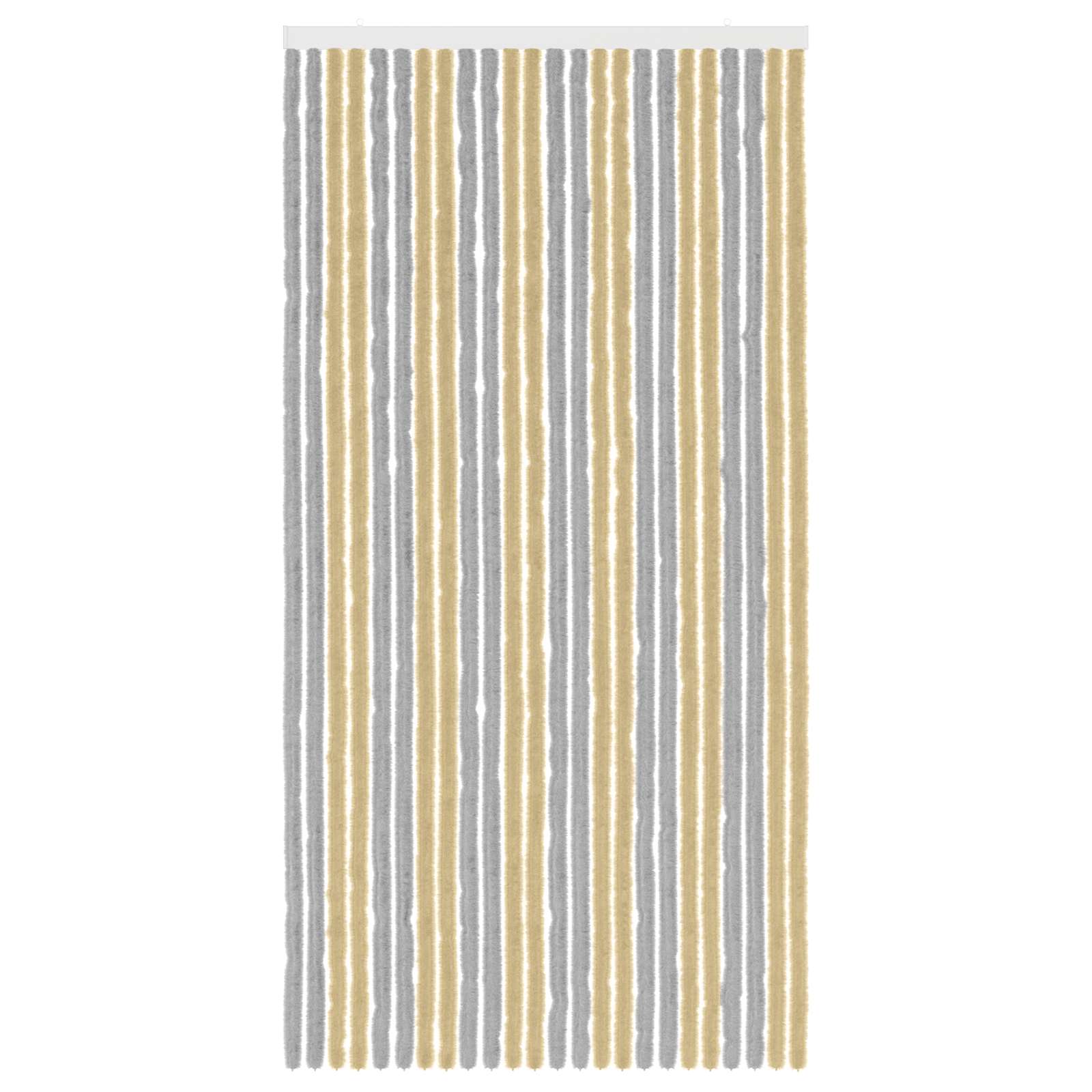Zavjesa protiv insekata Chenille Siva i bež 100 x 200 cm