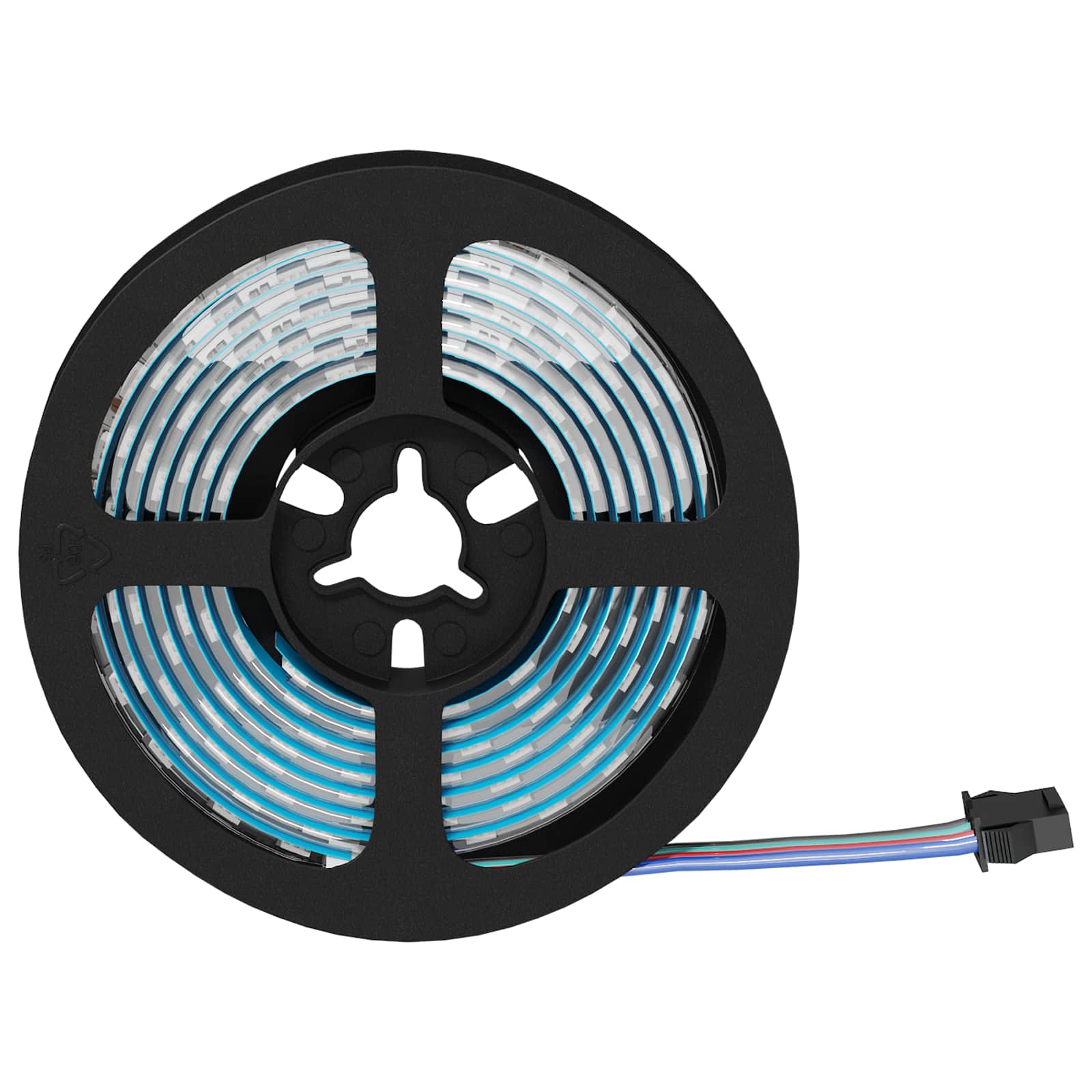 LED traka 2 pcs Crna i prozirna 1700 mm Bakar i plastika