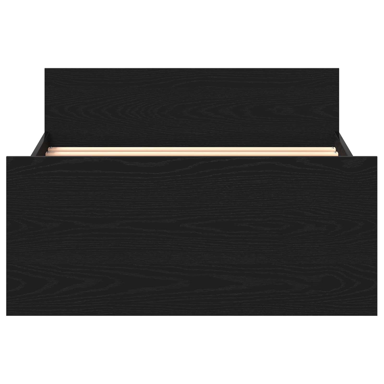Okvir kreveta s uzglavljem Crni hrast 80 x 200 cm