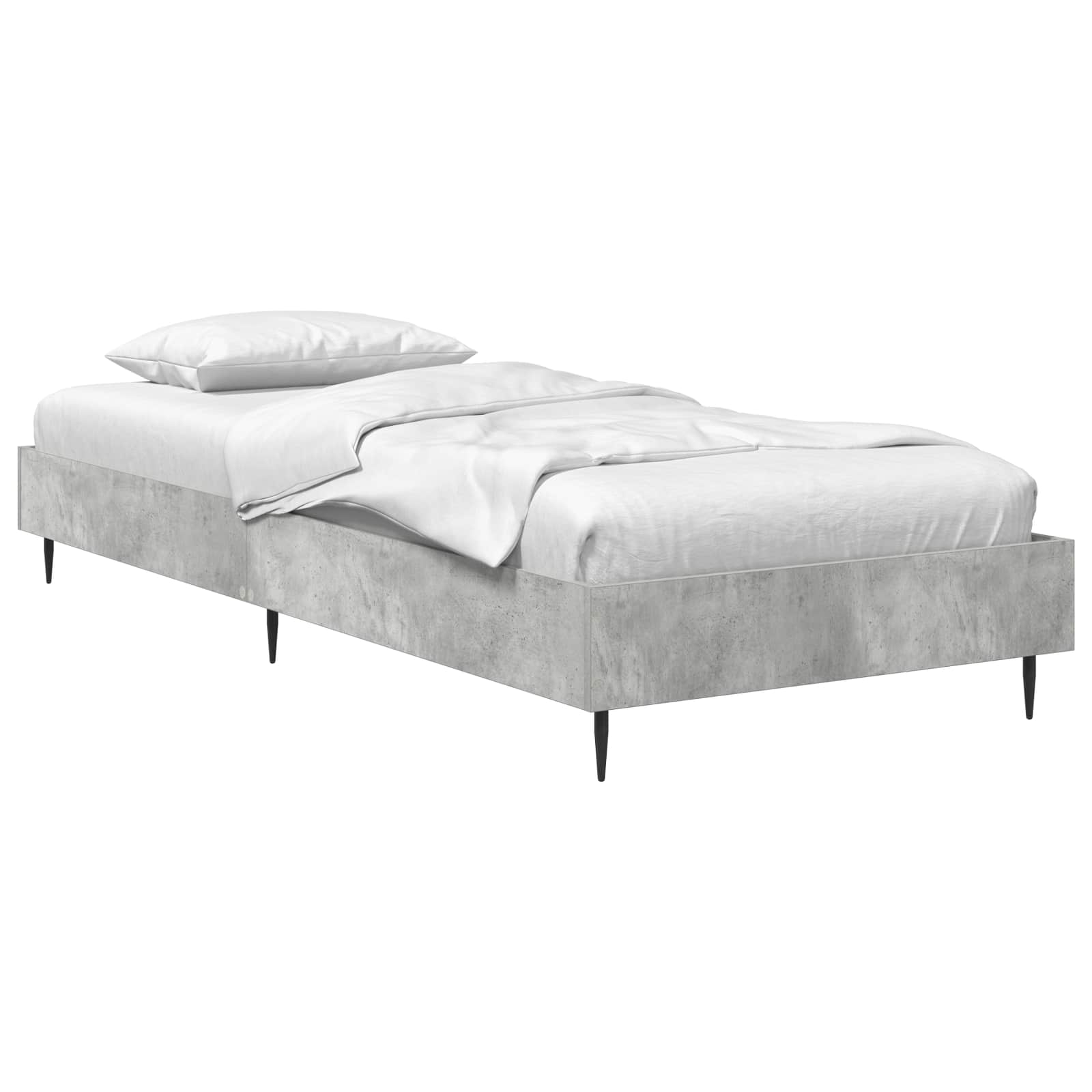 Krevetna konstrukcija Betonska siva 80 x 200 cm