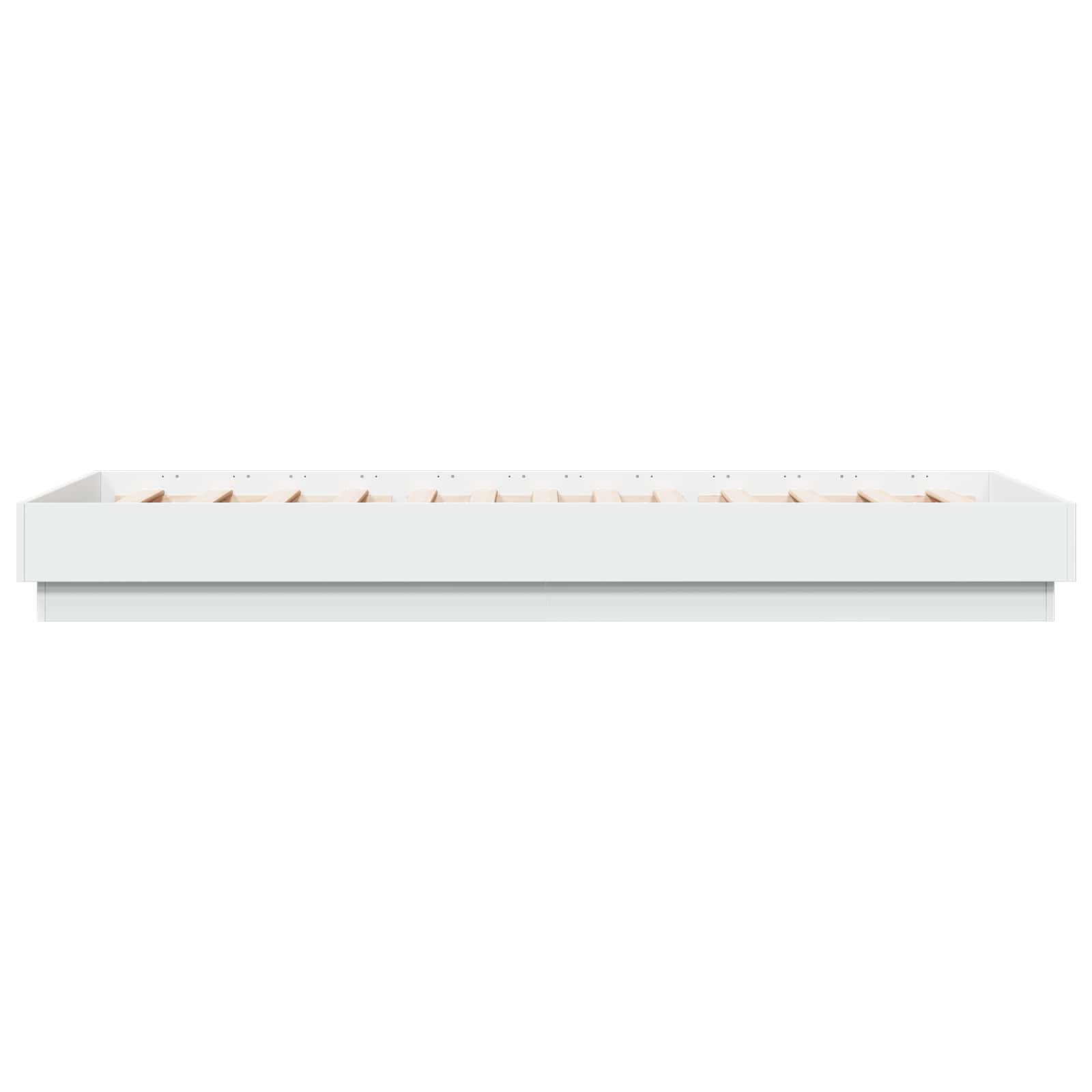 Okvir kreveta za pod Bijela 80 x 200 cm Konstruirano drvo
