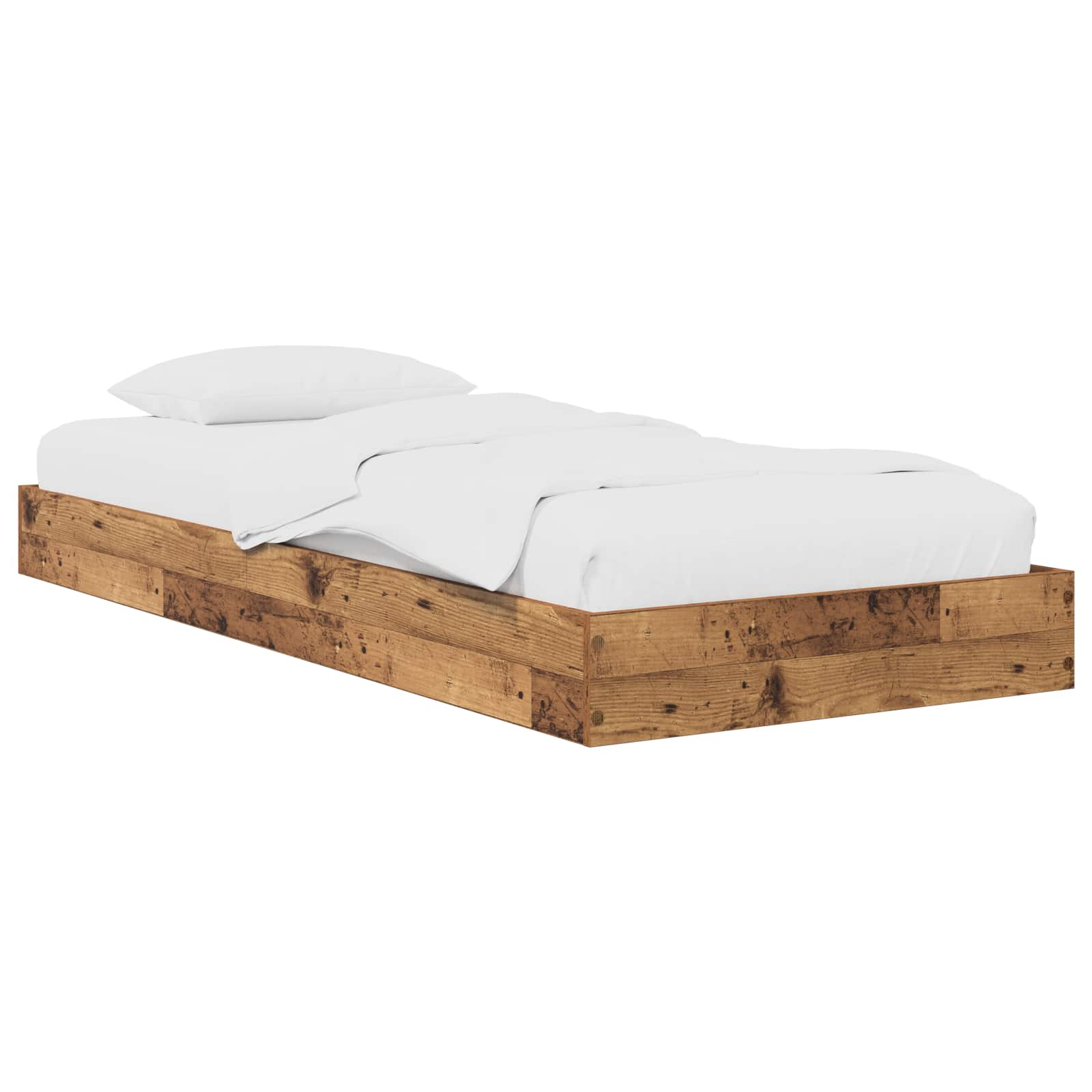 Okvir kreveta za pod Staro drvo 80 x 200 cm Konstruirano drvo