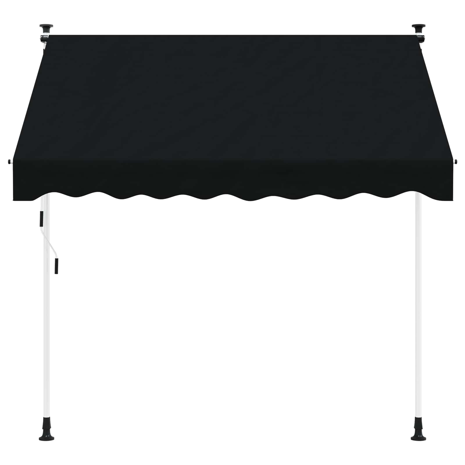 Ručno sklopiva tenda Crna 250 cm