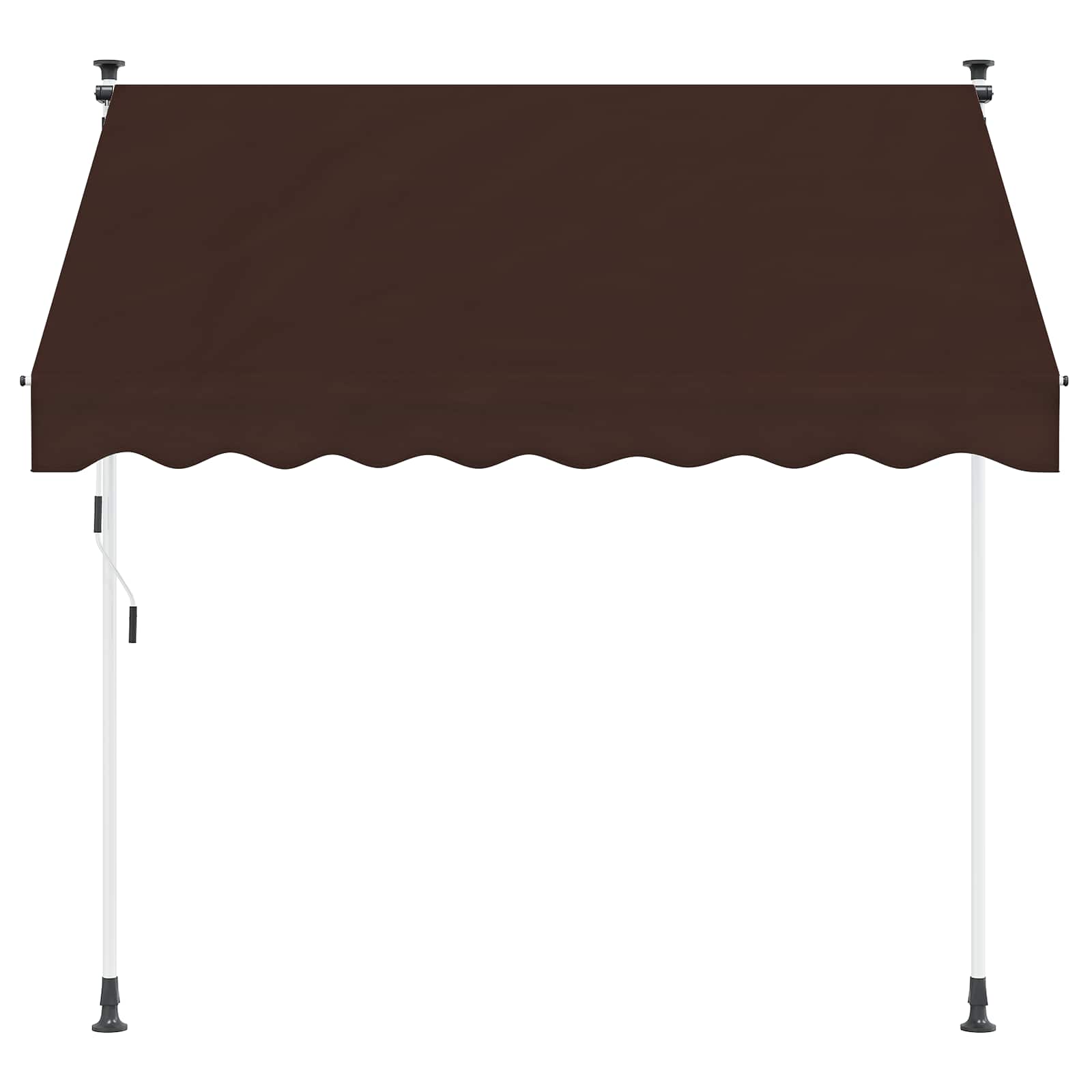 Ručno sklopiva tenda Smeđa 350 cm