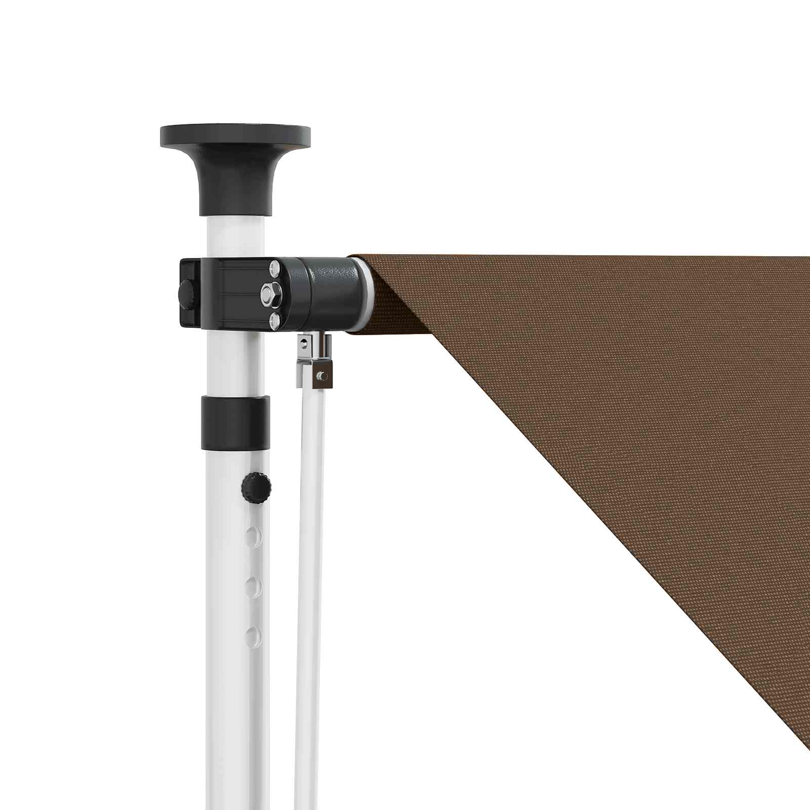 Ručno sklopiva tenda Sivosmeđa 100 cm