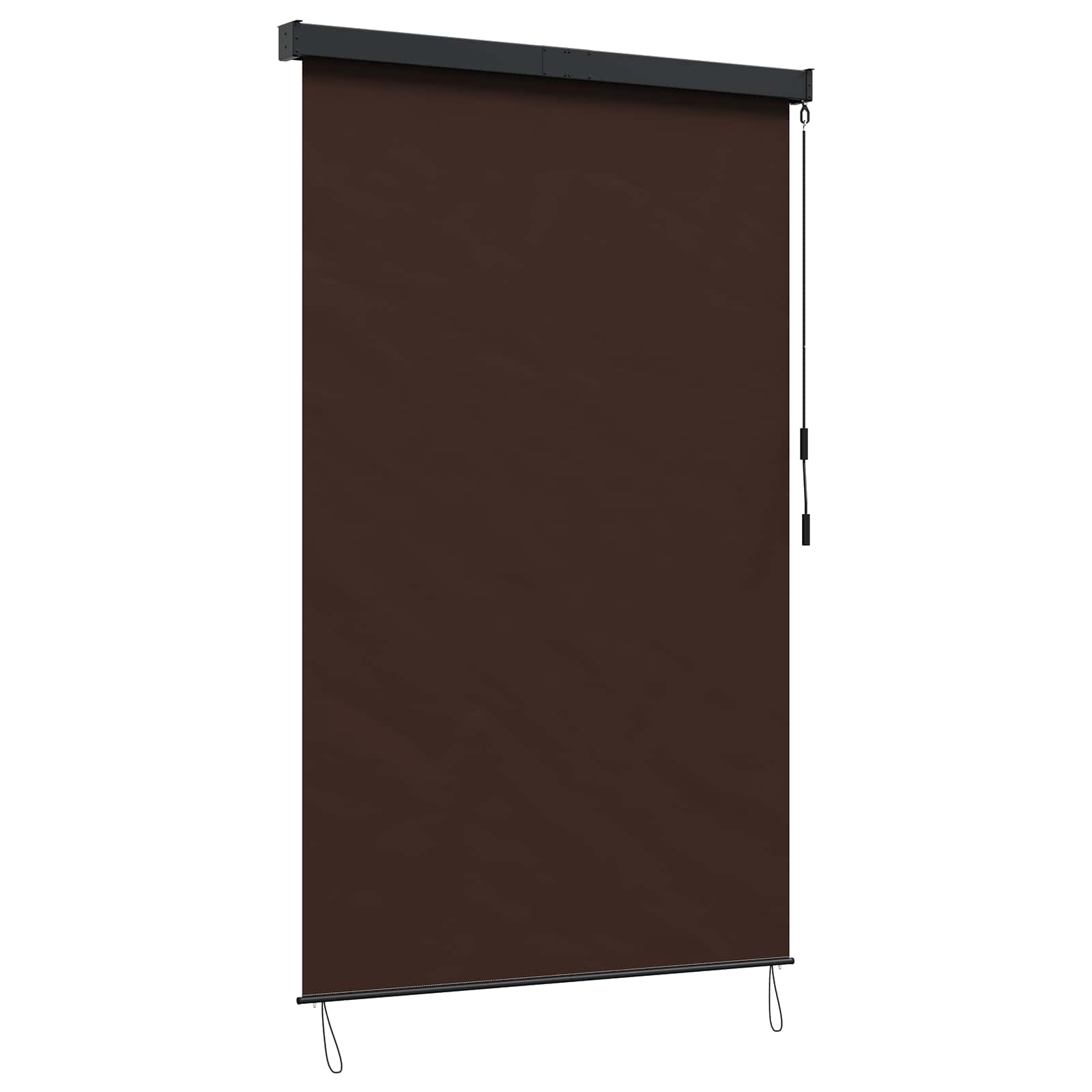 Rolo zavjesa Smeđa 60 x 250 cm Tkanina i aluminij