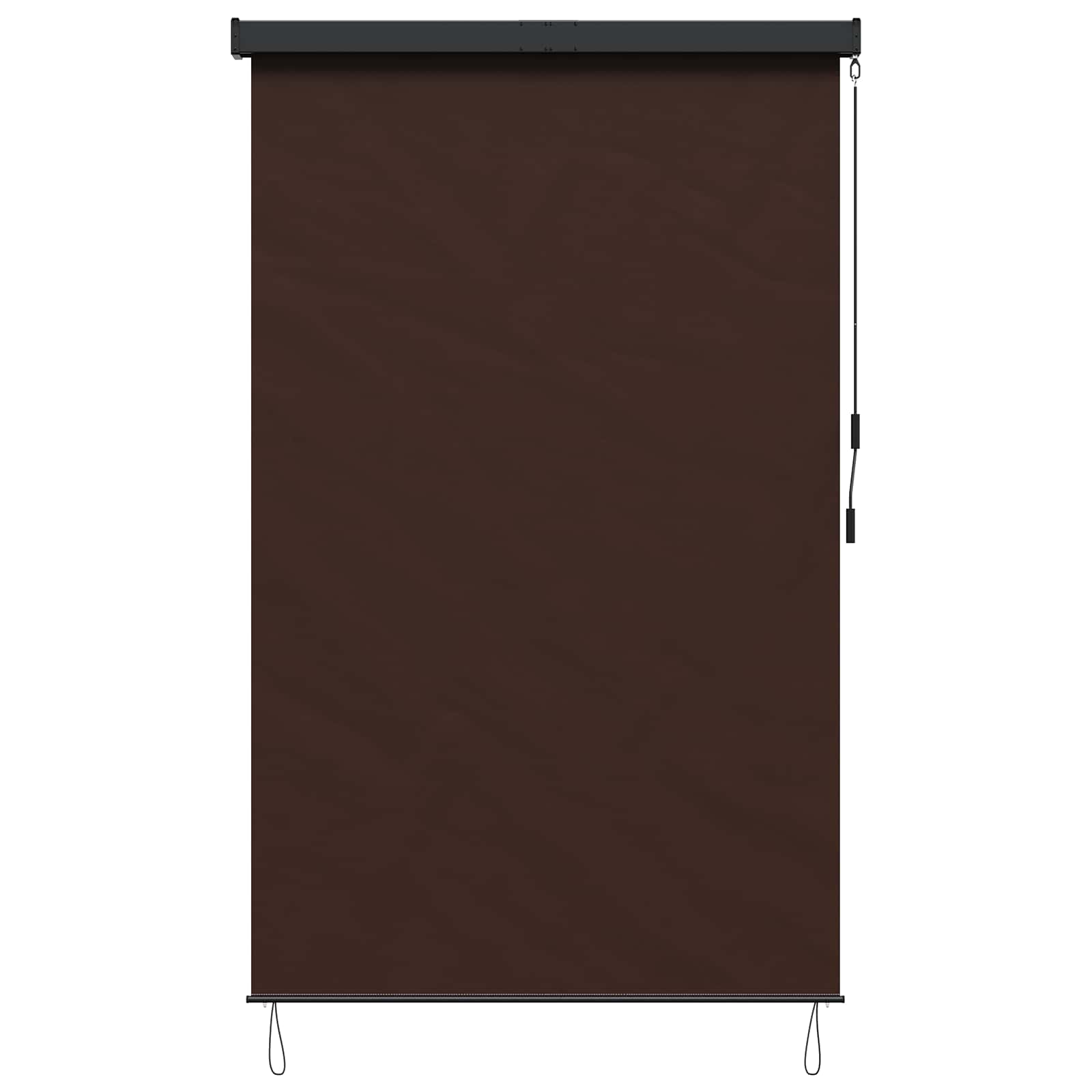 Rolo zavjesa Smeđa 80 x 250 cm Tkanina i aluminij
