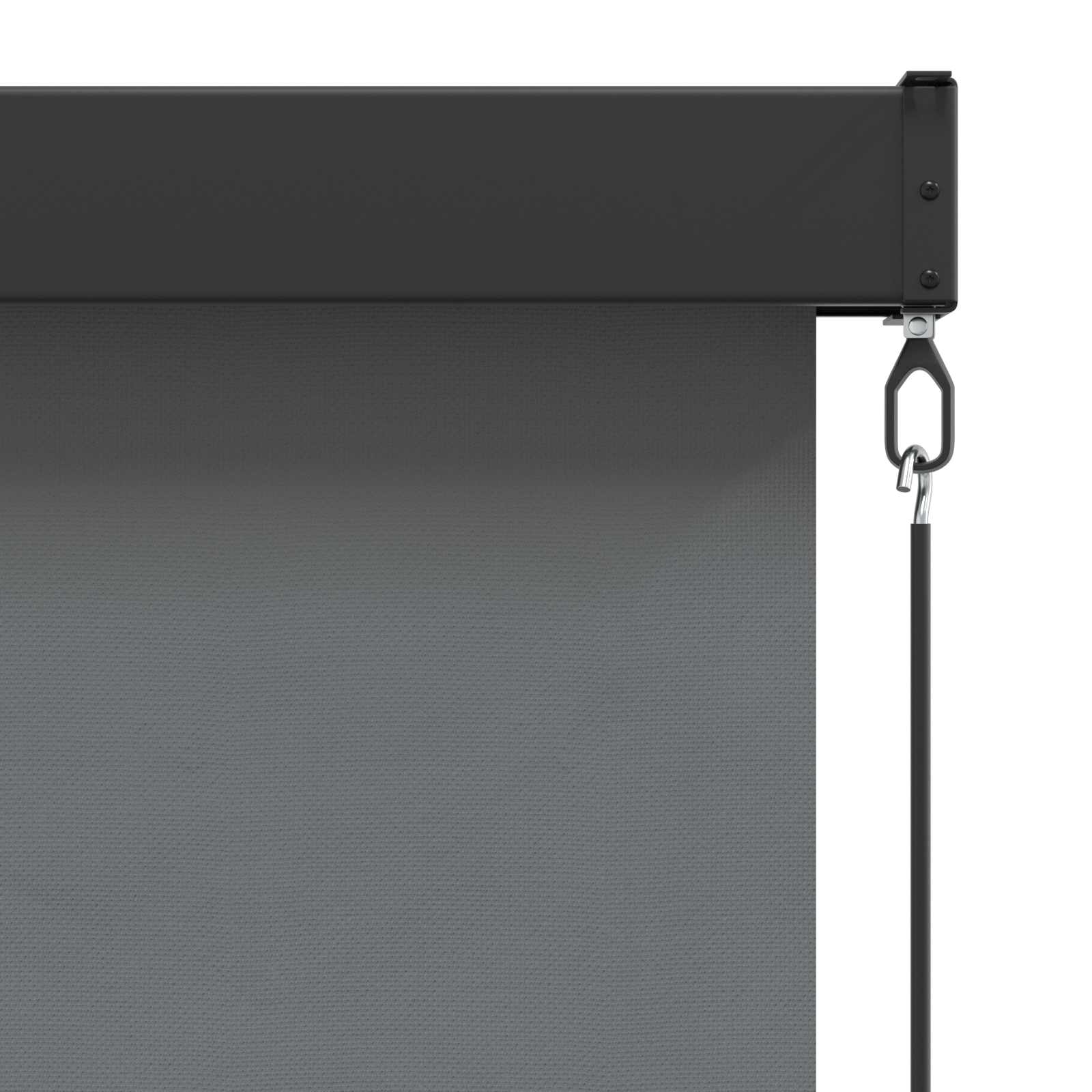 Rolo zavjesa Svjetlosiva 120 x 250 cm Tkanina i aluminij