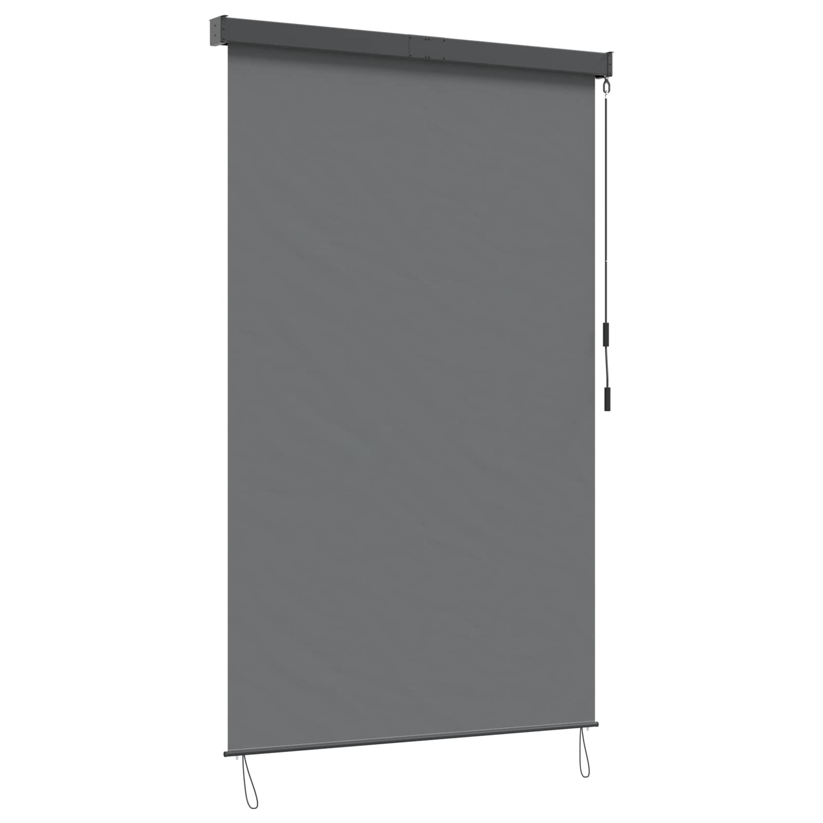 Rolo zavjesa Svjetlosiva 120 x 250 cm Tkanina i aluminij