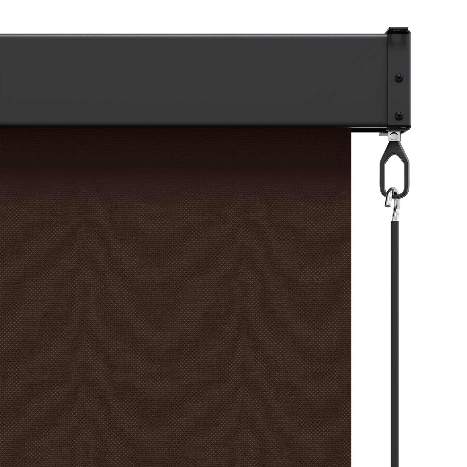 Rolo zavjesa Smeđa 140 x 250 cm Tkanina i aluminij