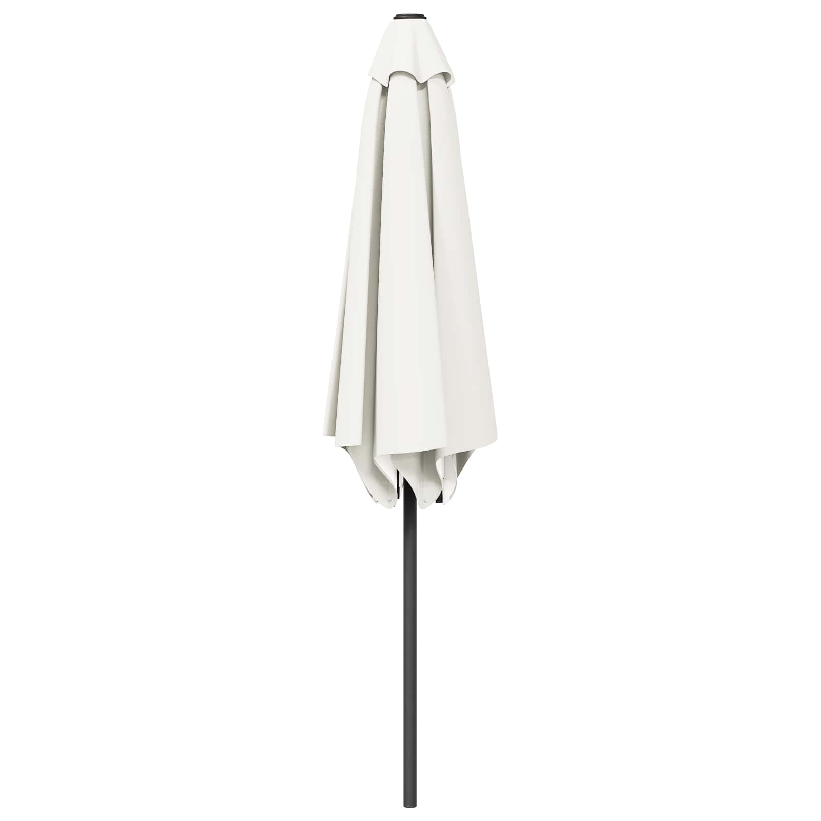 Vrtni suncobran 270 x 270 cm Poliester Pravokutni Krem