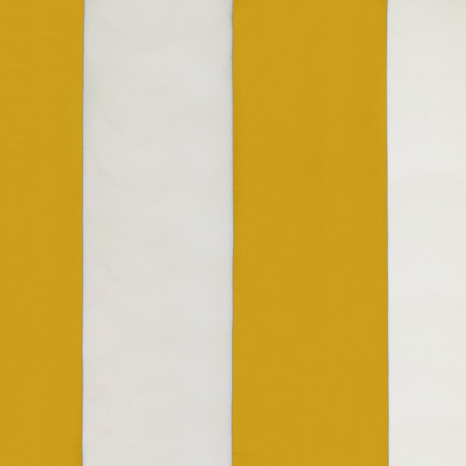 Vrtni suncobran 270 x 270 cm Poliester Pravokutni Žuta i bijela