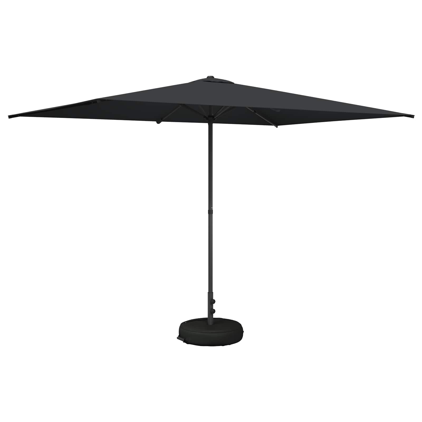 Vrtni Parasol s Podnožjem 200 x 300 cm Poliester Pravokutni