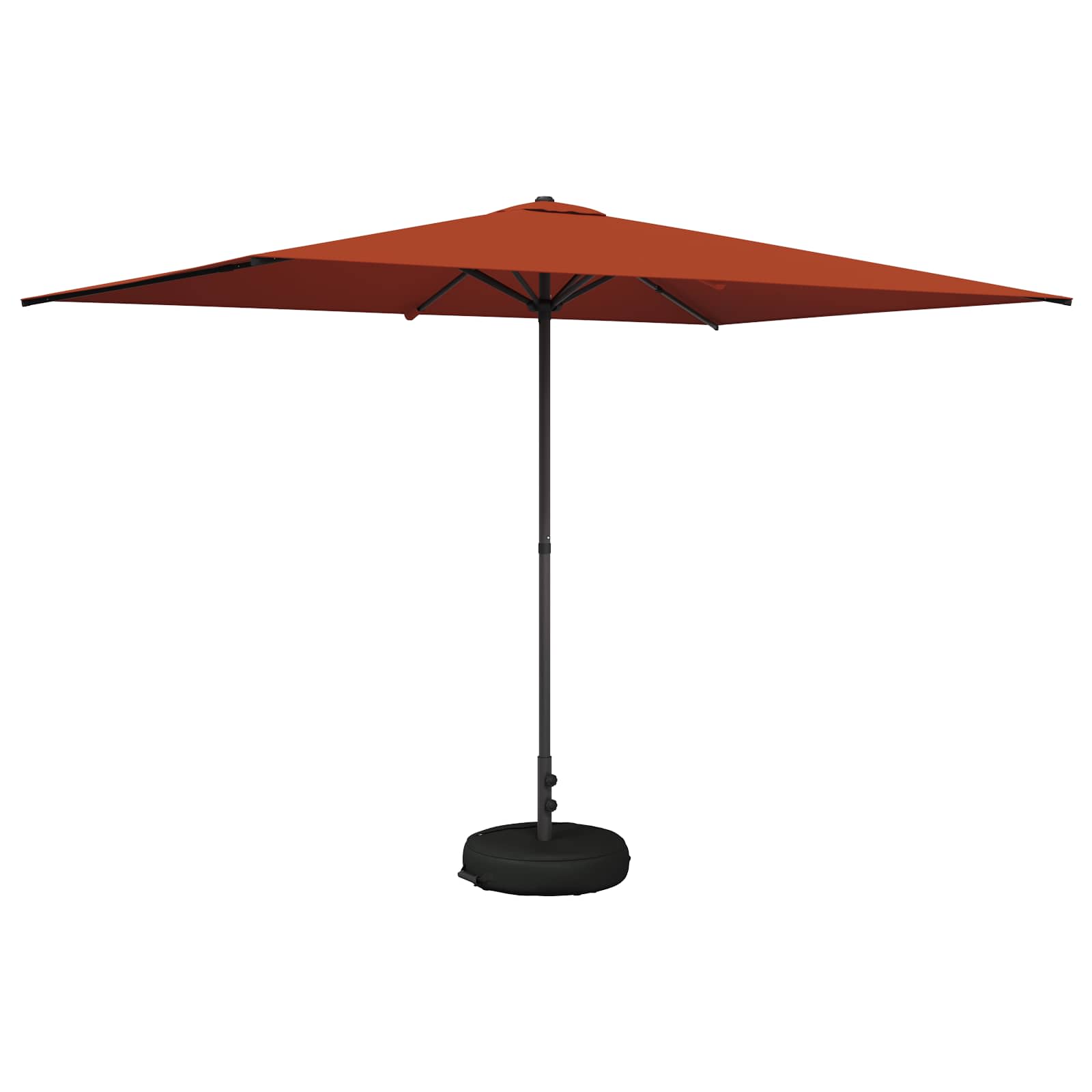 Vrtni Parasol s Podnožjem 200 x 300 cm Poliester Pravokutni
