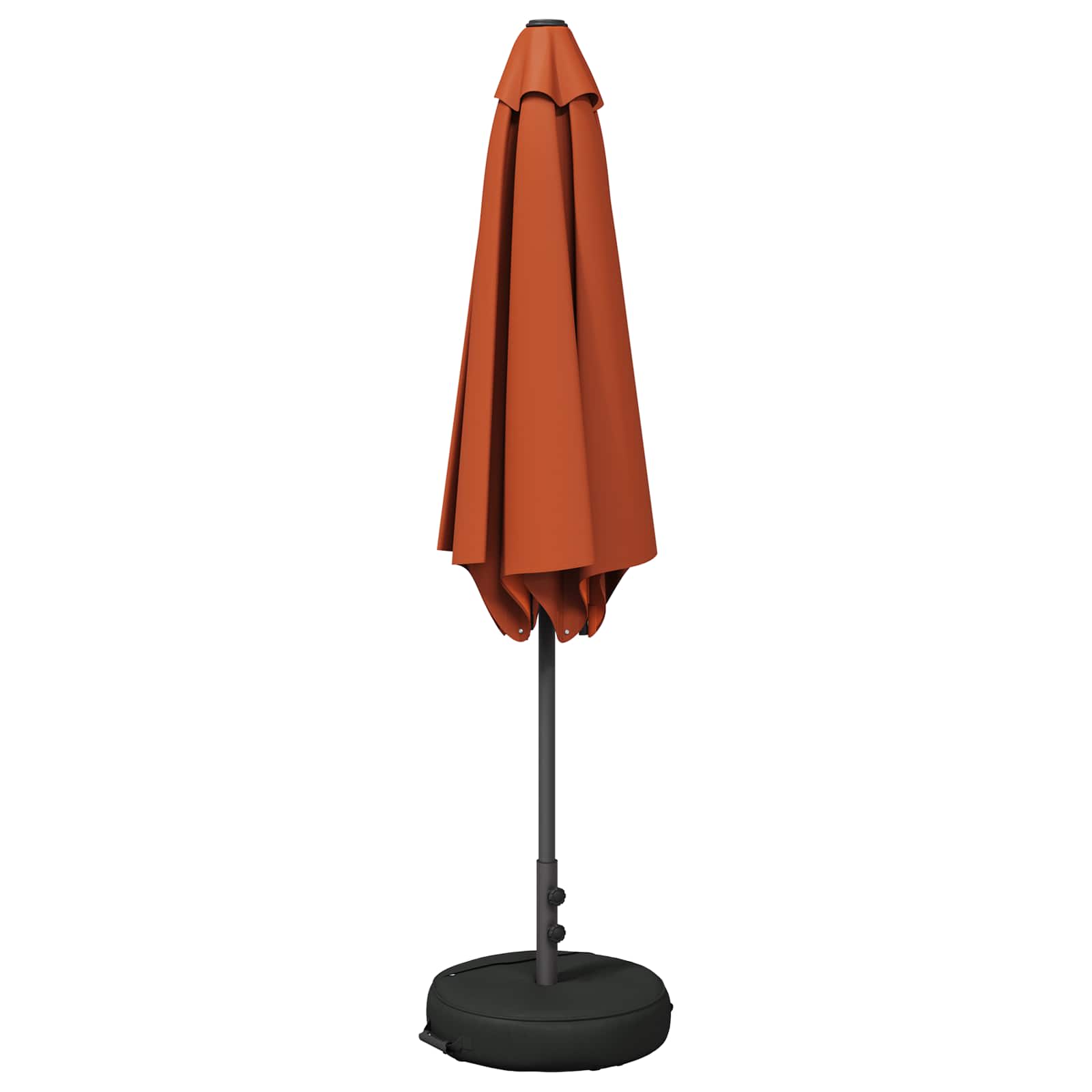 Vrtni Parasol s Podnožjem 230 x 230 cm Poliester Pravokutni