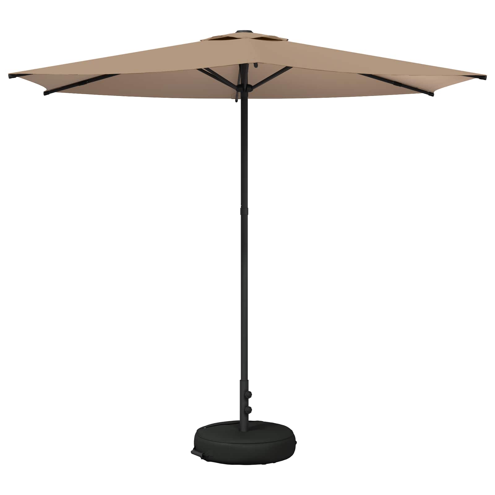 Vrtni Parasol s Podnožjem 270 x 270 cm Poliester Pravokutni