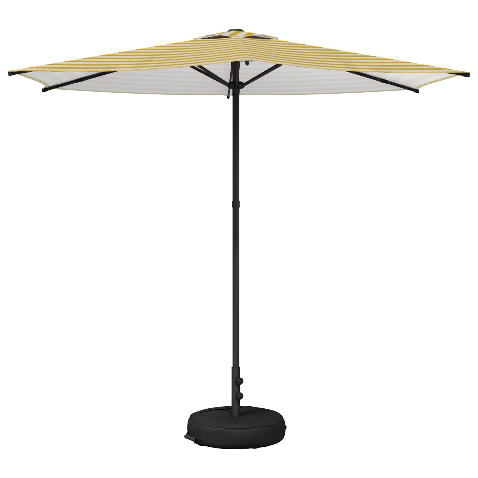 Vrtni Parasol s Podnožjem 270 x 270 cm Poliester Pravokutni