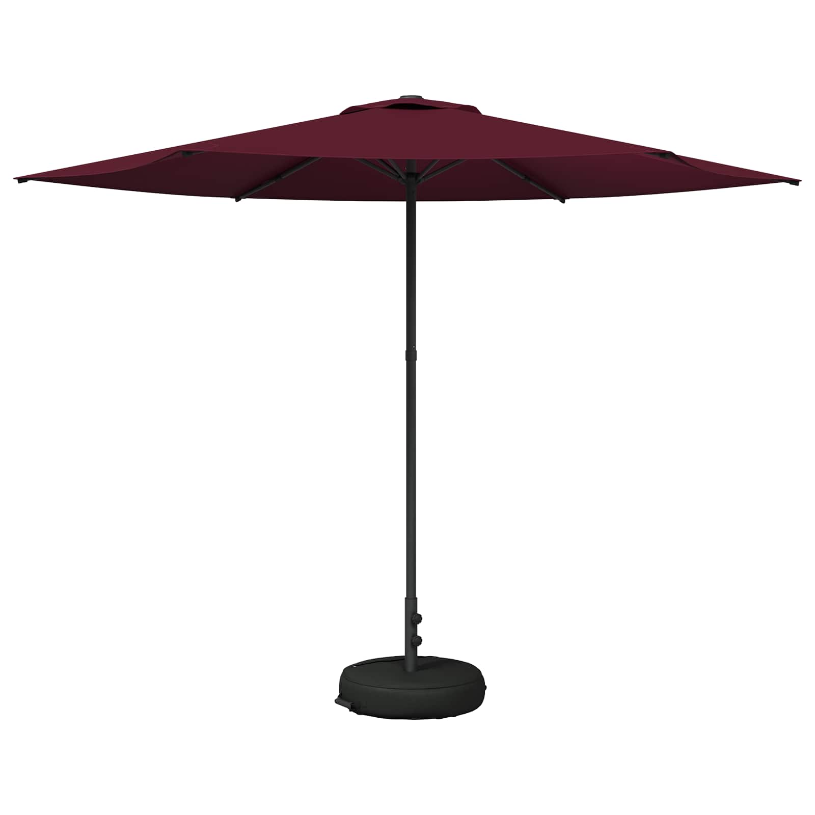 Vrtni Parasol s Podnožjem 300 x 300 cm Poliester Pravokutni