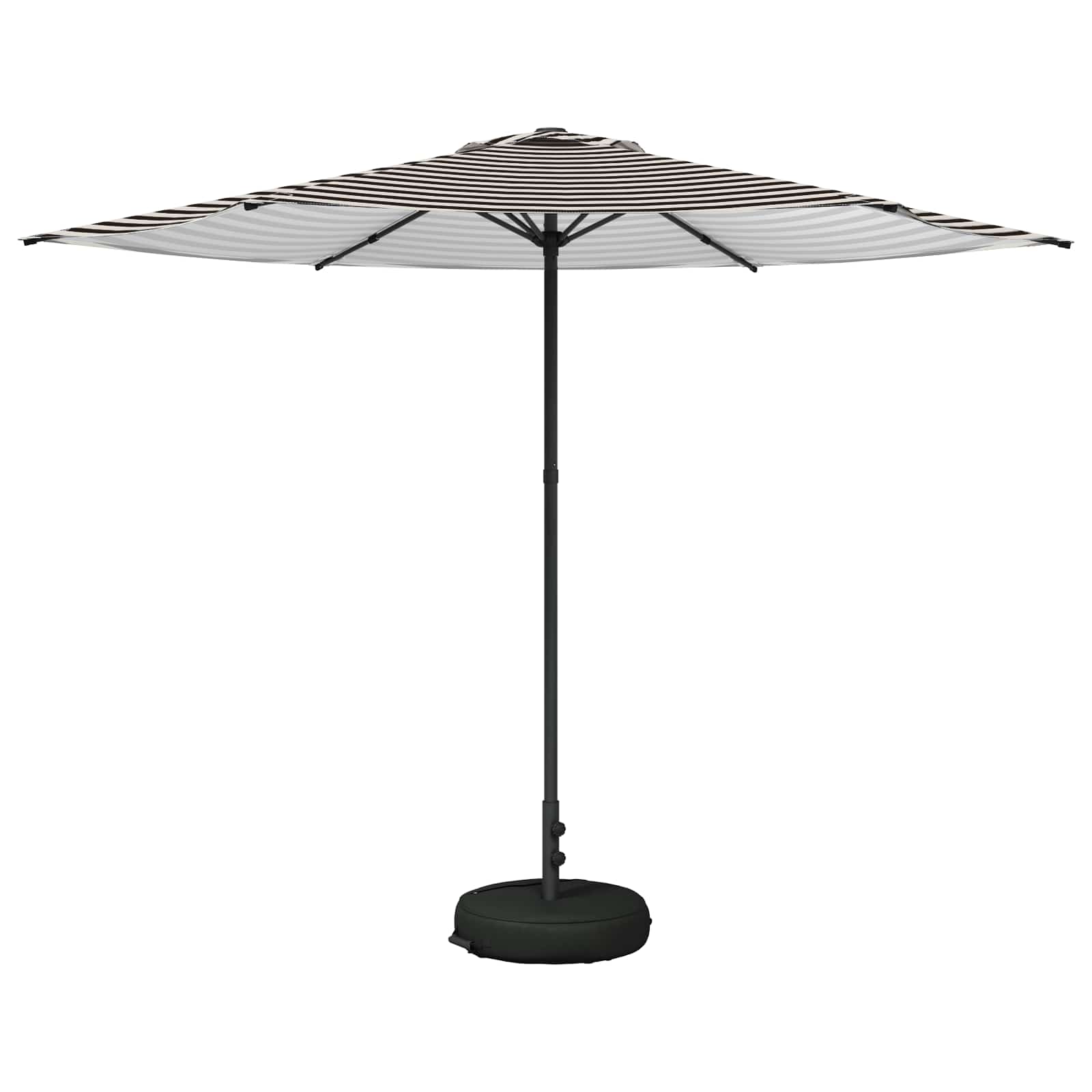Vrtni Parasol s Podnožjem 300 x 300 cm Poliester Pravokutni